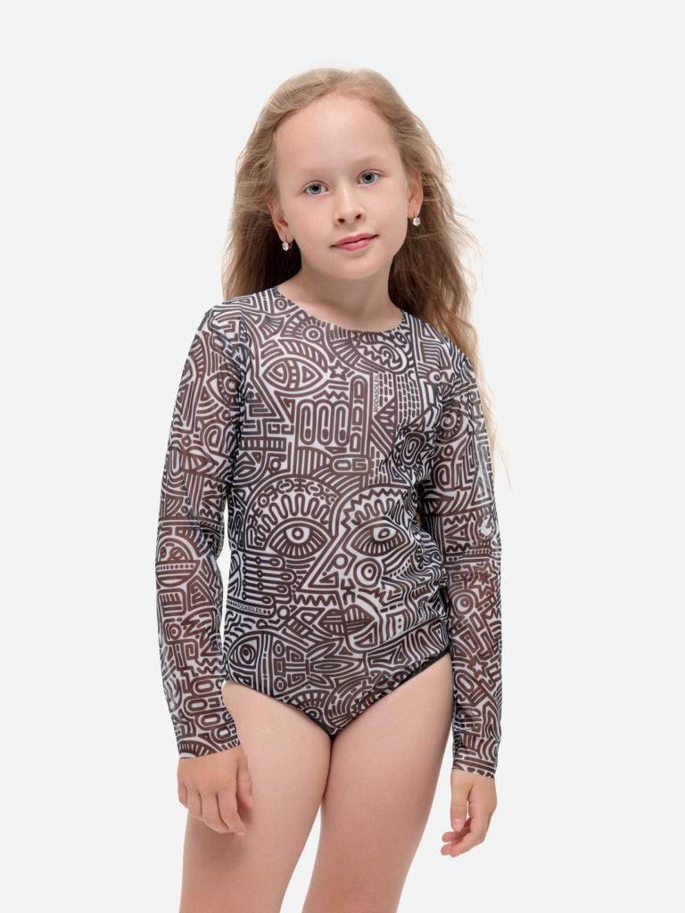 Сплошной купальник "Doodling"