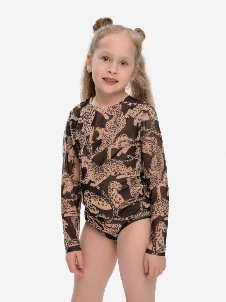 Сплошной купальник "Дикая Кошка"