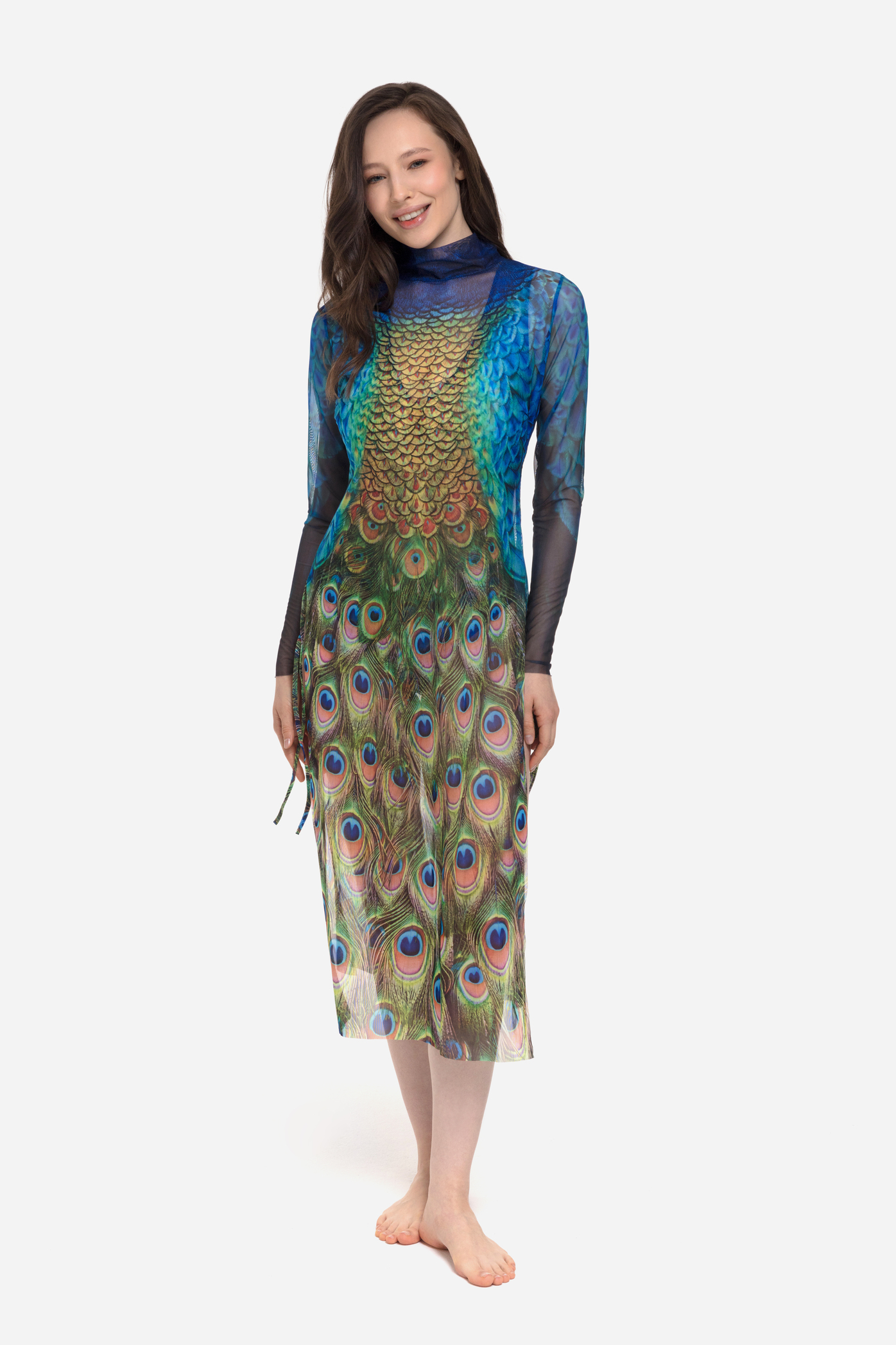 Платье Туника "Павлин Маюра"