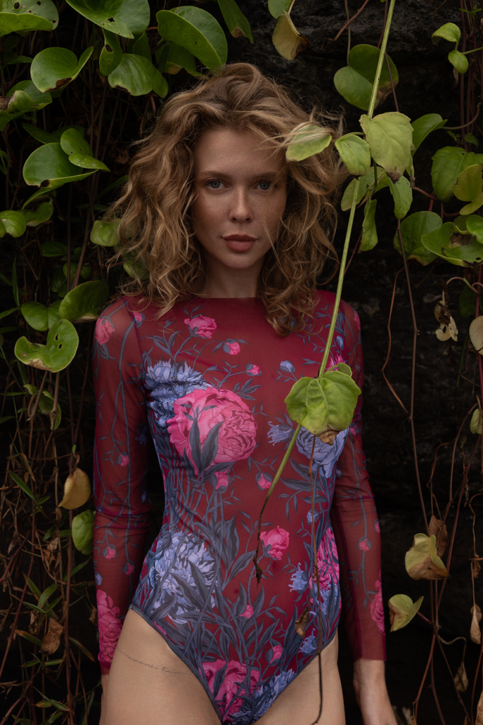 Купальник "Пионы"