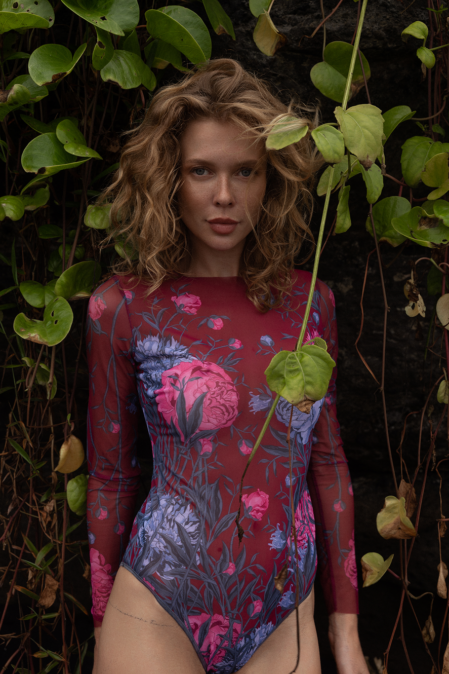 Купальник "Пионы"