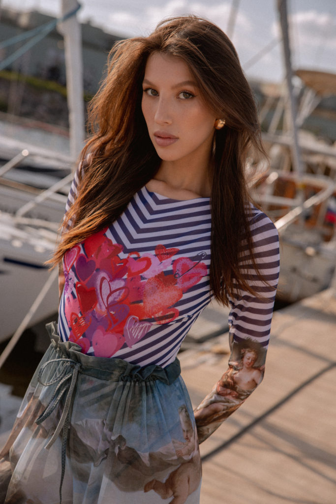 Купальник "Тельняшка-Буше"