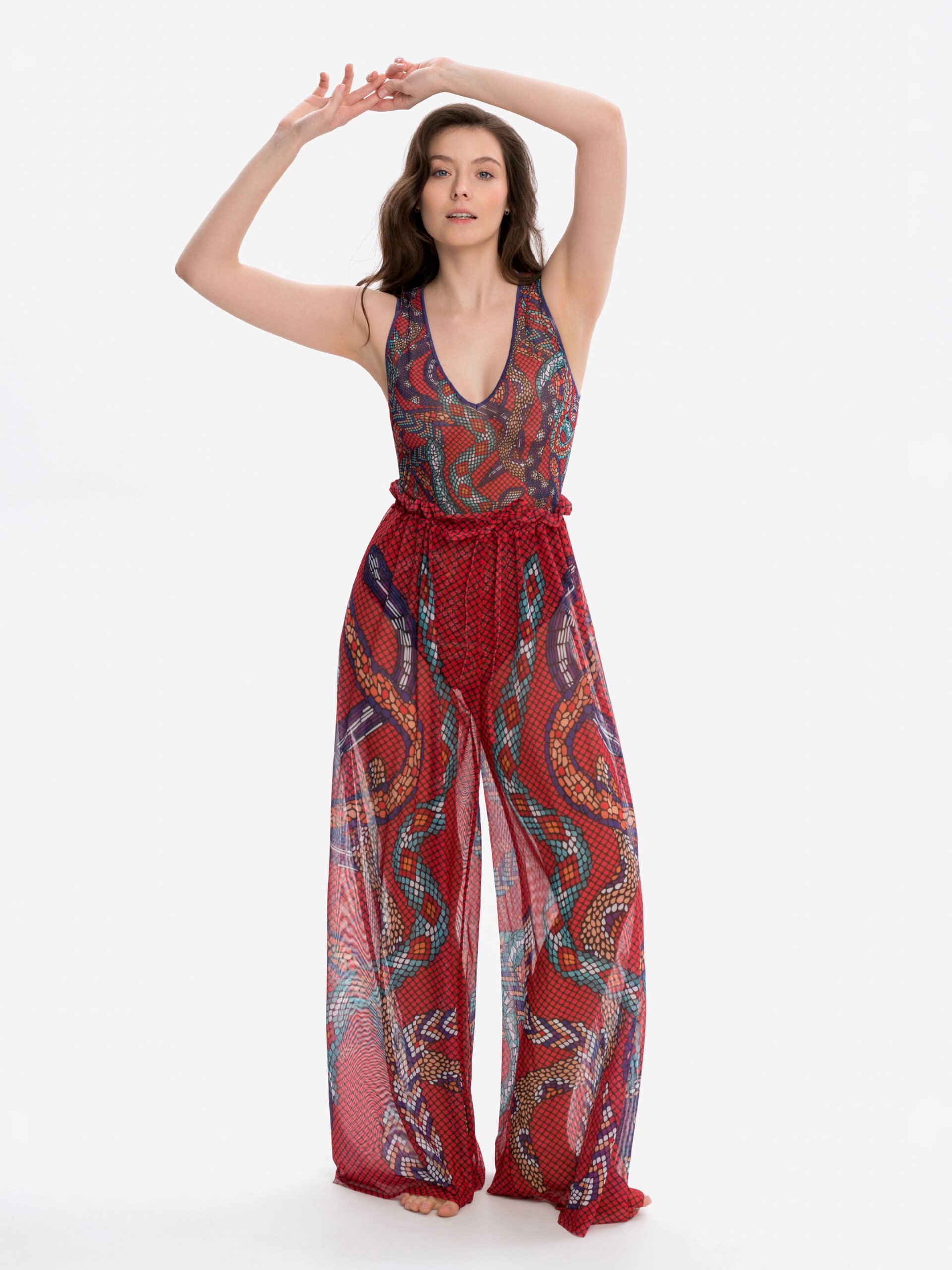 Брюки "Змеи Мозаика"