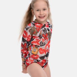 Слитный детский купальник с рукавом "Fashion" (Fashion)