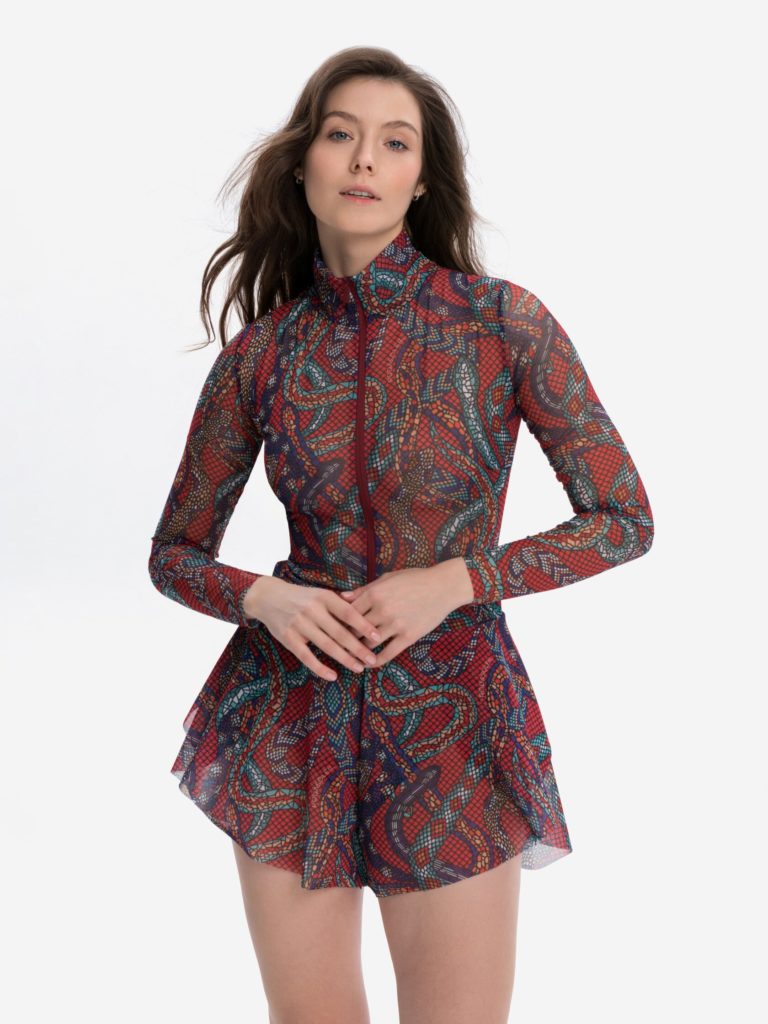 Шорты женские "Змеи Мозаика"