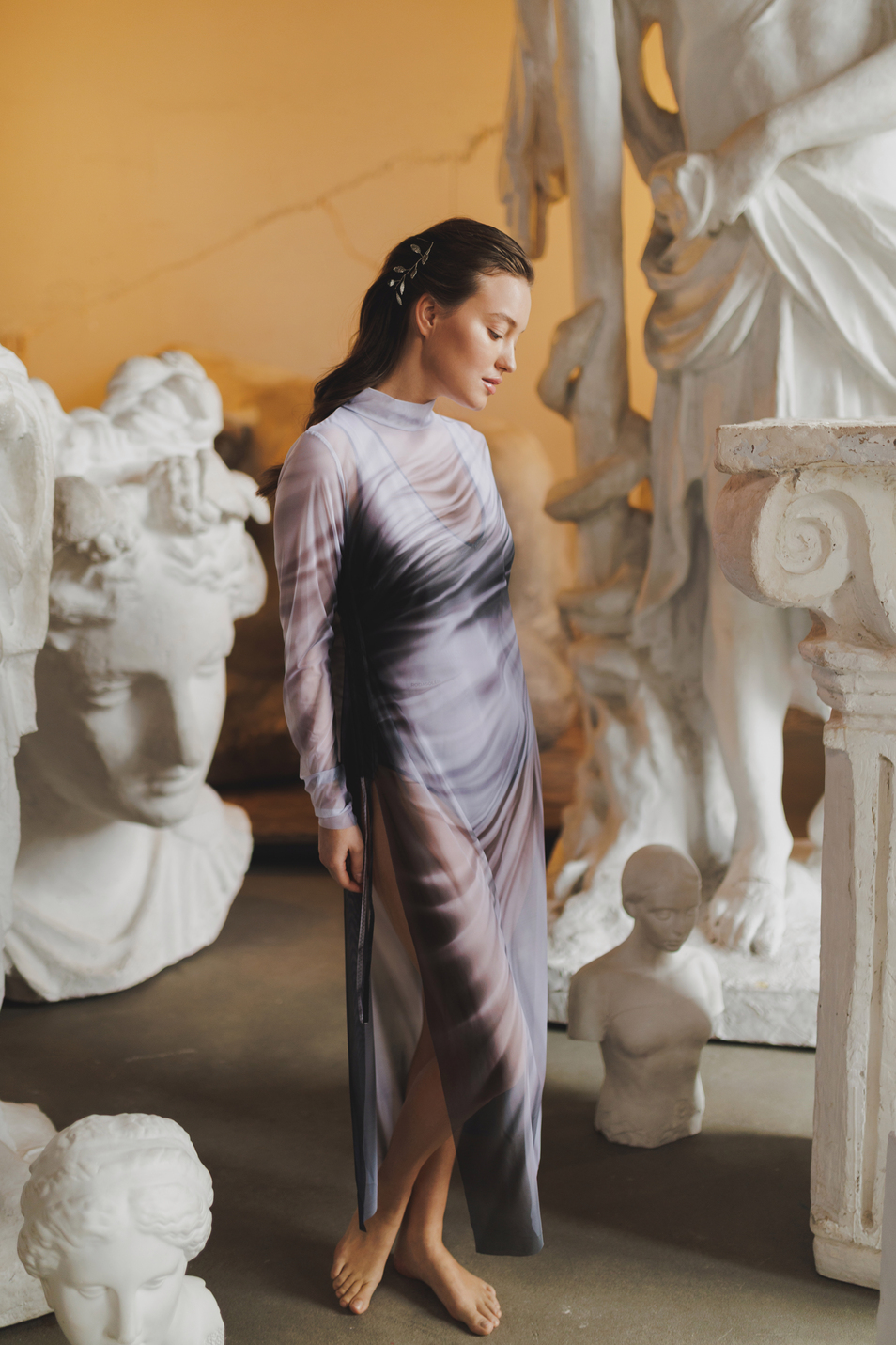 Платье Туника "Мрамор"