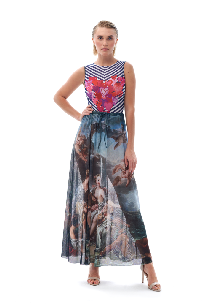 Юбка "Тельняшка-Буше"