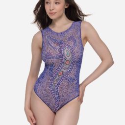 Купальник "Крокодил лиловый"